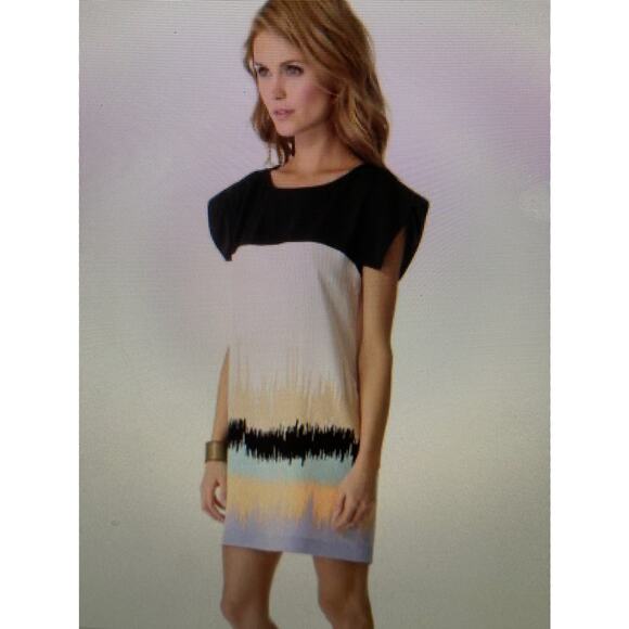 Tibi analog, print aline silk, easy dress size 4 - Picture 1 of 11